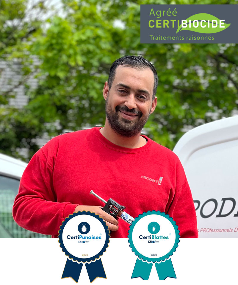 Driss<br />Technicien applicateur Certification Biocide, Punaises & Blattes